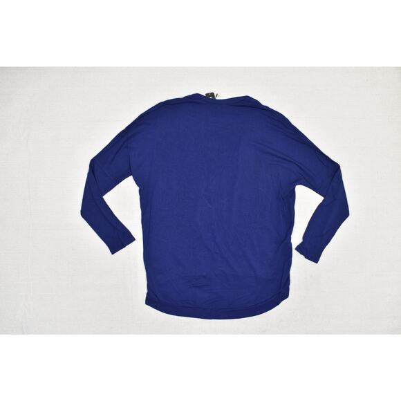 NEW Express One Eleven Blue V-Neck Tunic Sweater Women's Regular Size S - Picture 2 of 8